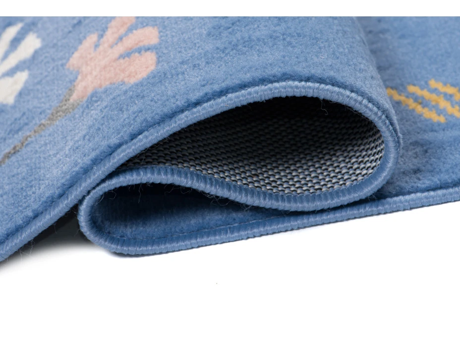 Dětský koberec NOX zvířátka - modrý