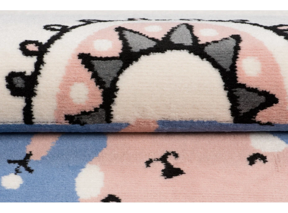 Dětský koberec NOX zvířátka - modrý