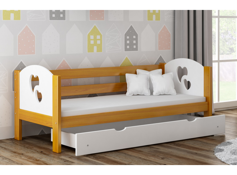 Dětská postel z masivu VIKI (3) - 160x80 cm