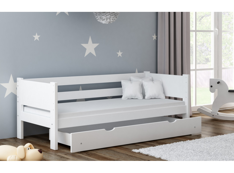 Dětská postel z masivu VIKI - 180x80 cm
