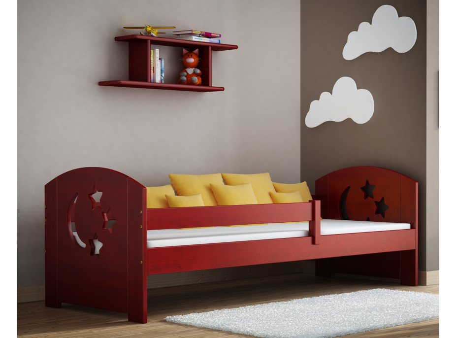 Dětská postel z masivu LOMI - 160x80 cm