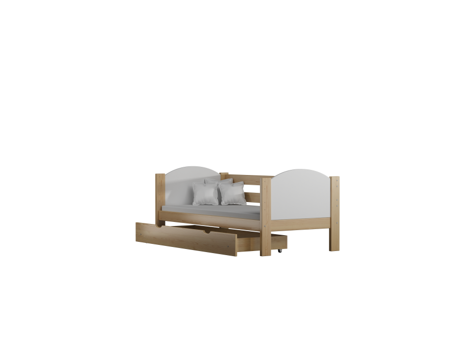 Dětská postel z masivu VIKI (2) - 160x80 cm