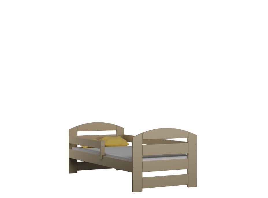 Dětská postel z masivu MAKI PLUS - 160x80 cm