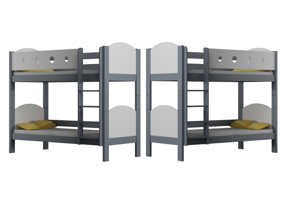 Dětská patrová postel TANY - 180x80 cm - 10 barev