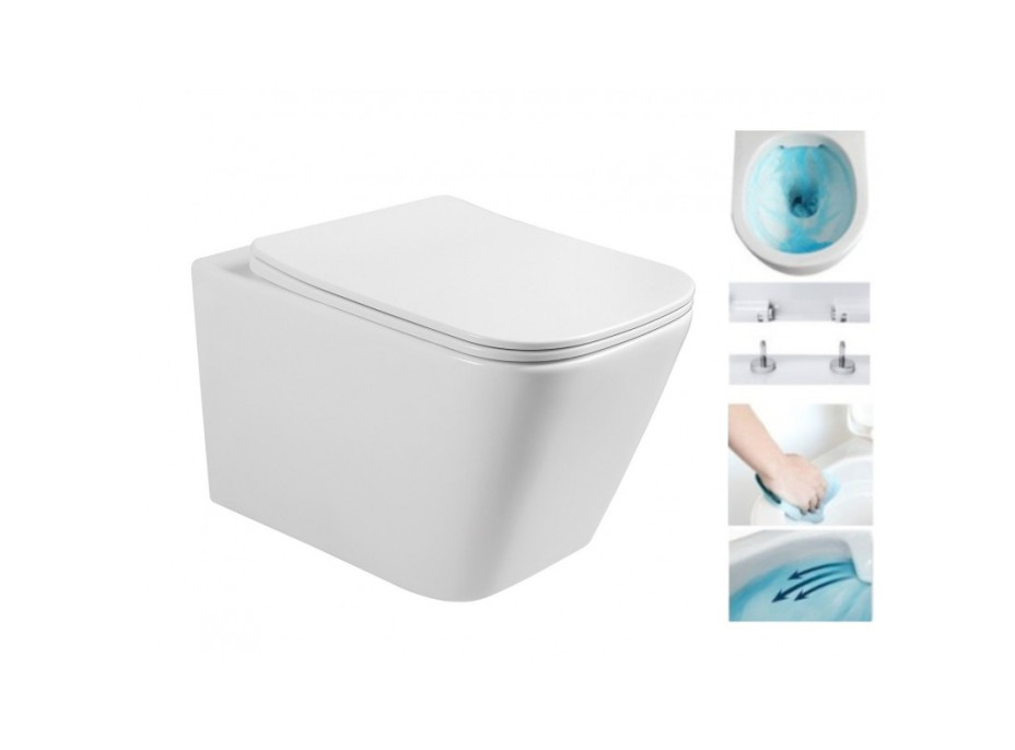 Závěsné WC RIMLESS TEO SLIM
