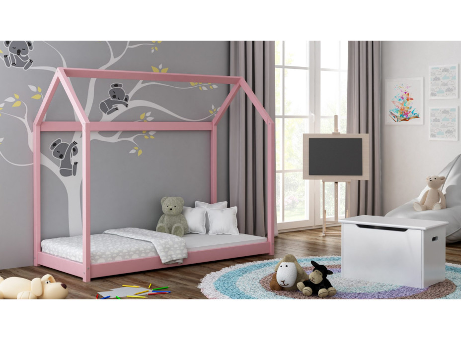 Dětská domečková postel SAM - 180x90 cm - 10 barev