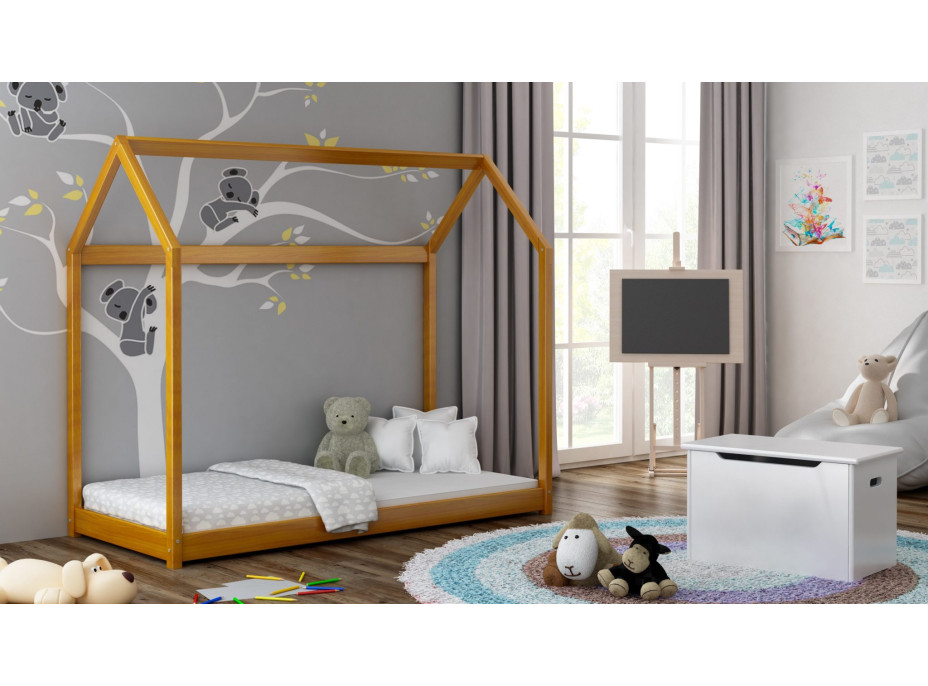 Dětská domečková postel SAM - 180x90 cm - 10 barev