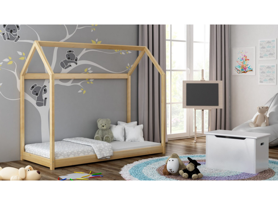 Dětská domečková postel SAM - 180x90 cm - 10 barev