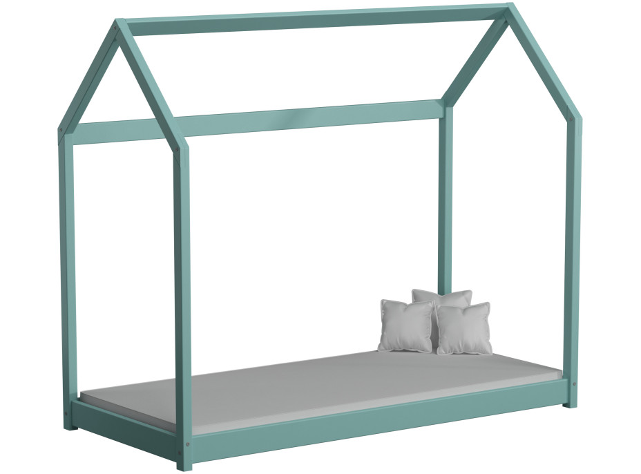 Dětská domečková postel SAM - 180x90 cm - 10 barev