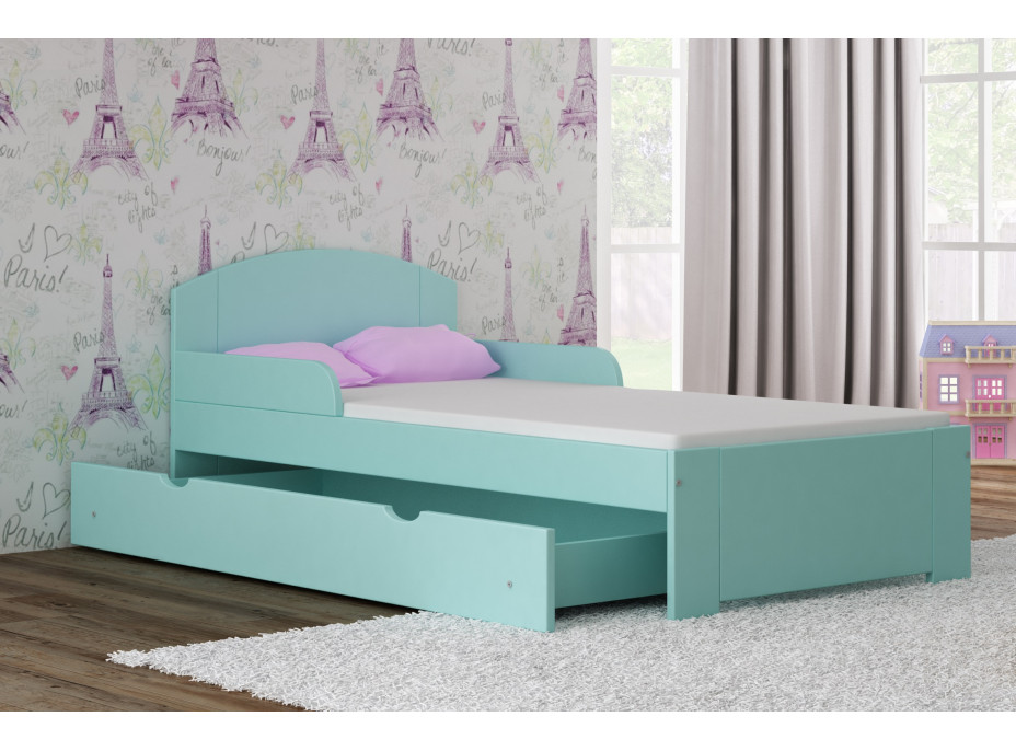 Dětská postel z masivu BIST - 180x90 cm