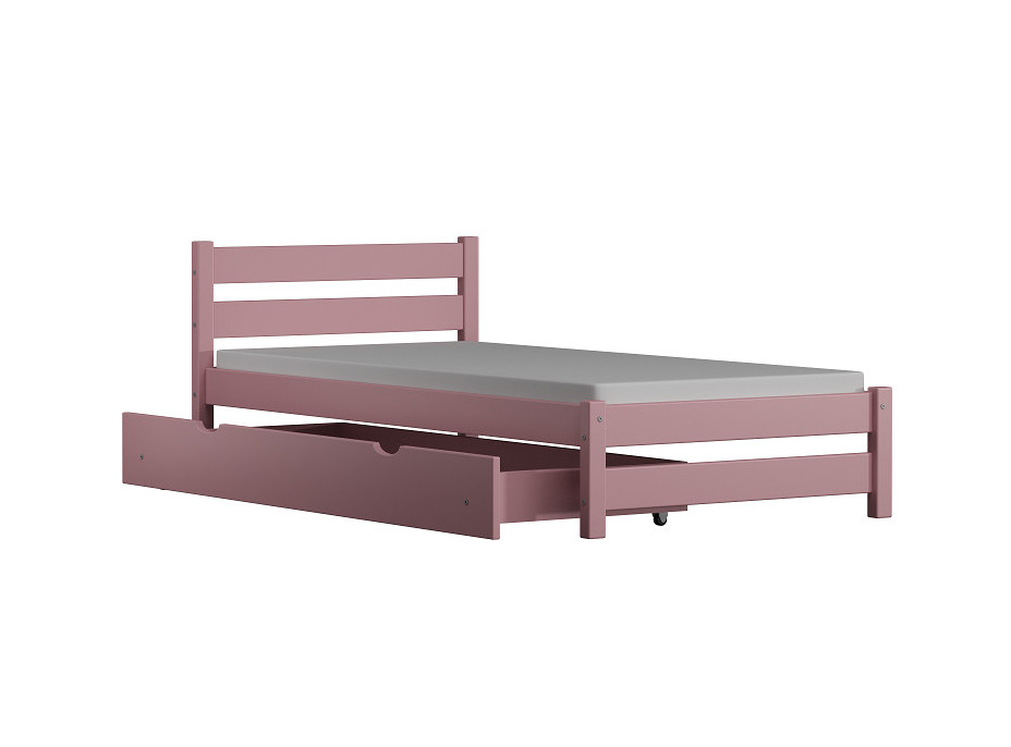 Dětská postel z masivu KARAS - 180x80 cm