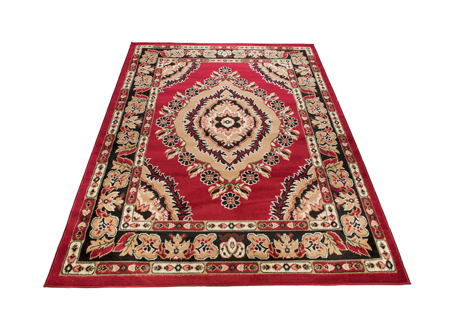 Kusový koberec ATLAS classic - béžový/červený