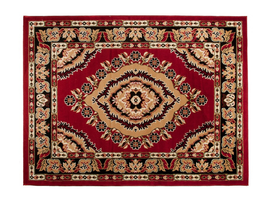 Kusový koberec ATLAS classic - béžový/červený
