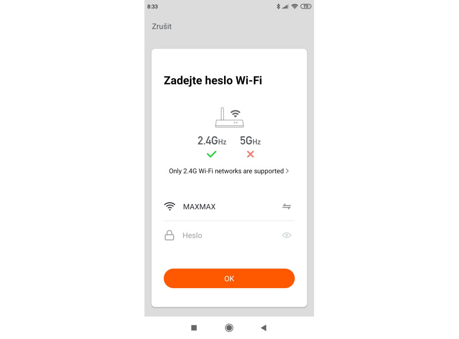 Žárovka E27 - LED RGB+W - Wi-Fi - 9W - 850lm