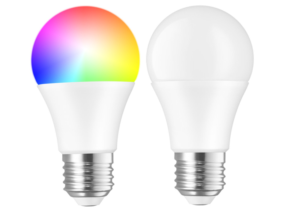 Žárovka E27 - LED RGB+W - Wi-Fi - 9W - 850lm