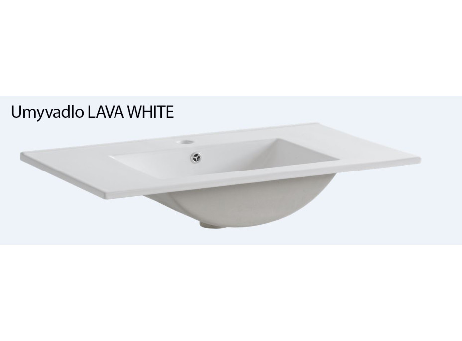Koupelnová závěsná skříňka pod umyvadlo KAPA dub zlatý 80 cm