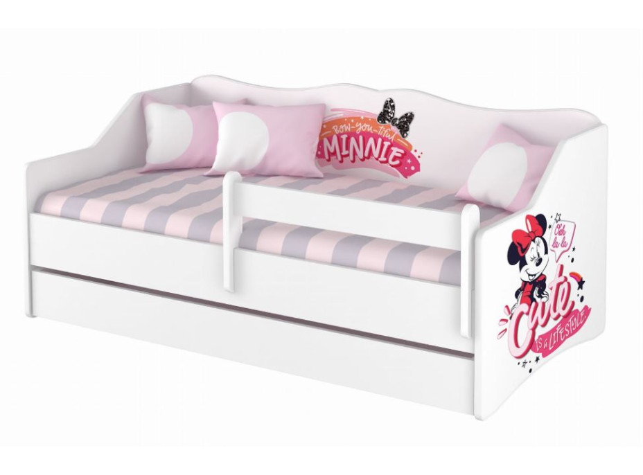 Dětská postel LULLU 160x80cm - CUTE MINNIE