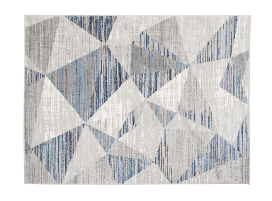 Kusový koberec ASTHANE abstrakt - šedý/modrý