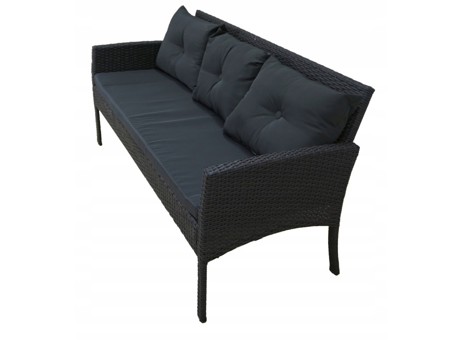 Zahradní ratanový nábytek CAPRI pro 7 osob - hnědý
