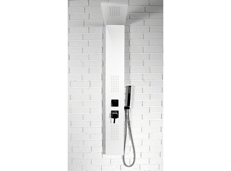 Sprchový panel RAFF bílý