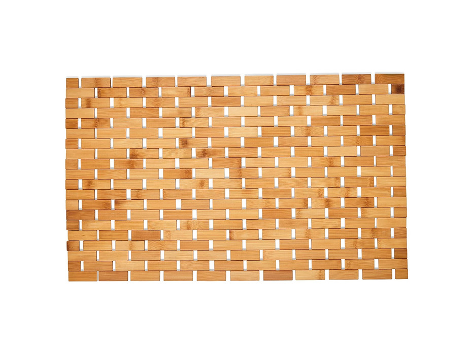 Koupelnová mozaiková bambusová předložka 40x60 cm