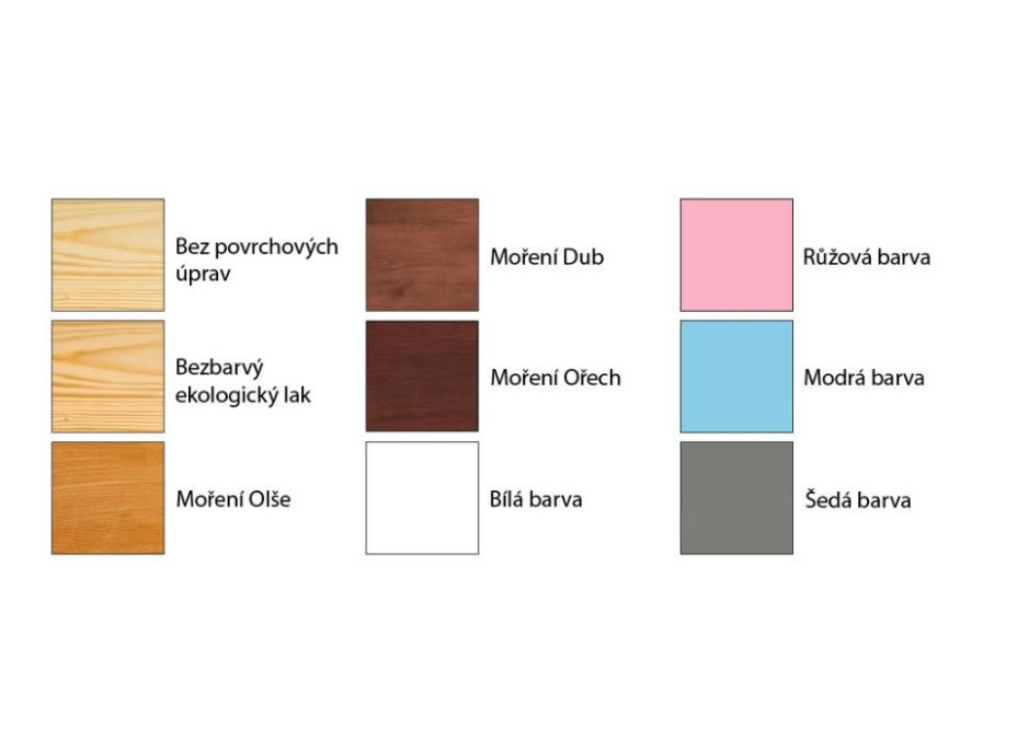 Postel z masivu 200x140 cm - MK11D