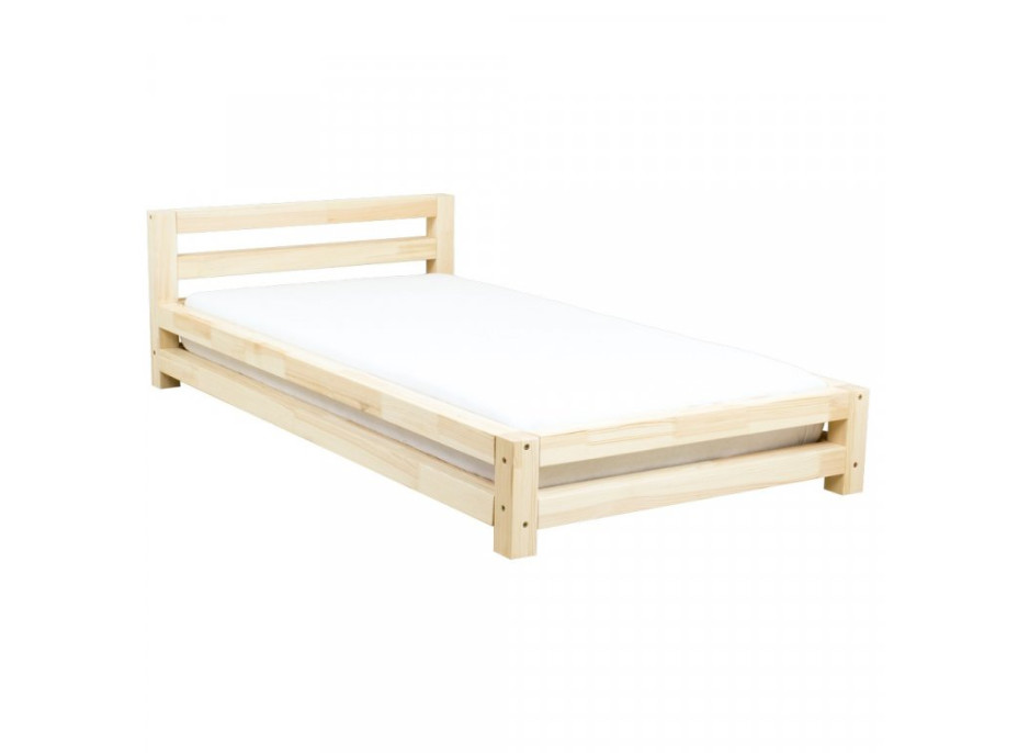 Dětská designová postel z masivu 180x80 cm SINGLE