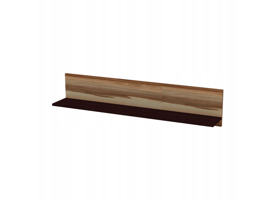 Obývací stěna COSMOS II s LED podsvícením - wenge/ořech baltimore