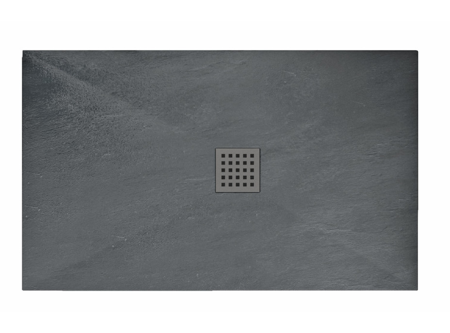 Sprchová vanička MAXMAX Rea ROCK 90x120 cm - šedá