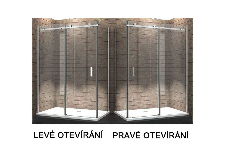 Sprchový kout WHISTLER 80x120 cm