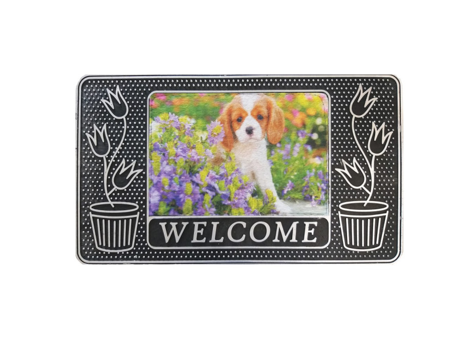 Rohožka "Welcome" - pejsek - 40x70 cm
