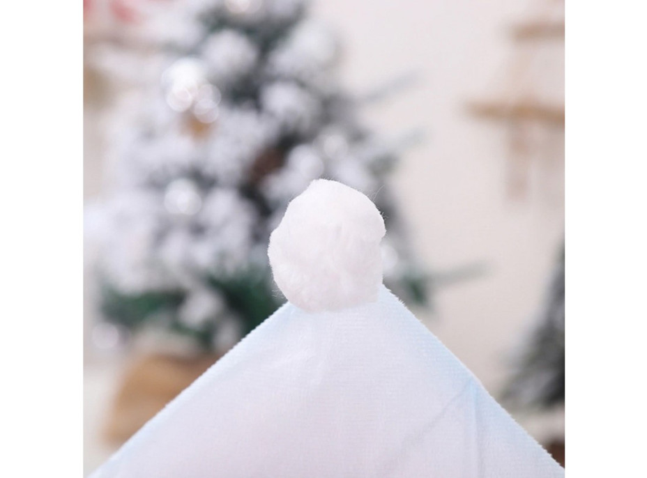 Vánoční návlek na židle - Santa, sobík a sněhulák - sada 3 kusů