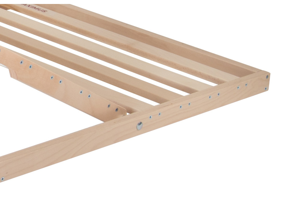 Dřevěný laťkový rošt AHORN - MAXIMUS P 200x100 cm - masiv buku s rámem - nosnost 220 kg