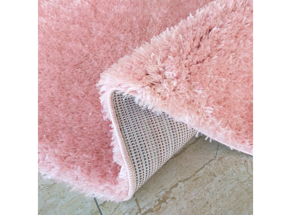 Moderní koberec SHAGGY MERRY - růžový
