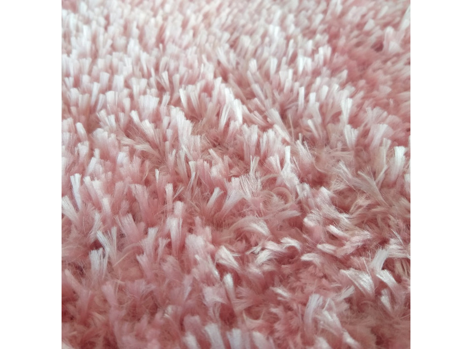 Moderní koberec SHAGGY MERRY - růžový