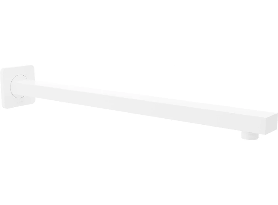 Rameno dešťové sprchy MEXEN - 40 cm - obdélníkové - rovné - bílé, 79112-20