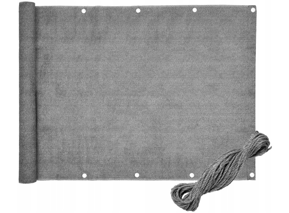 Clona na balkon - 83x500 cm - šedá