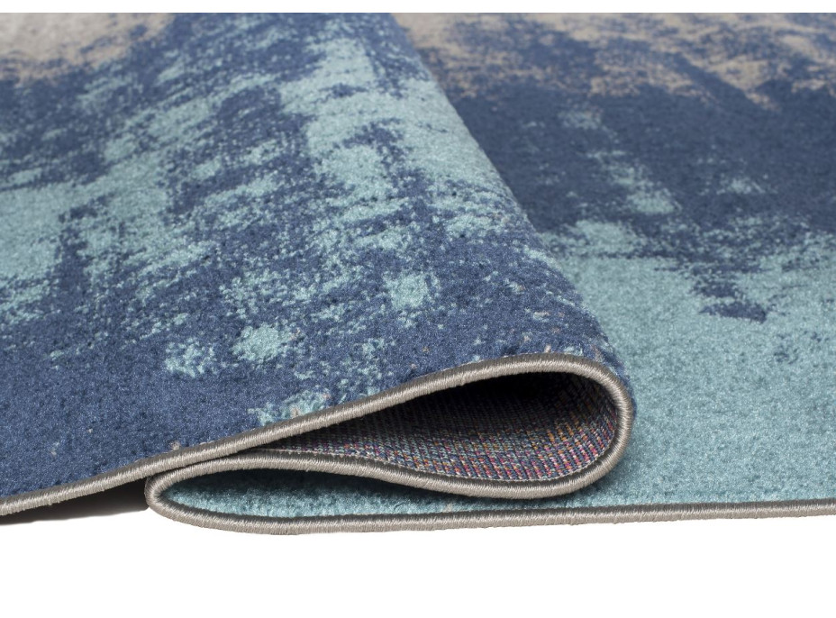 Moderní kusový koberec SPRING Zoe - šedý/modrý