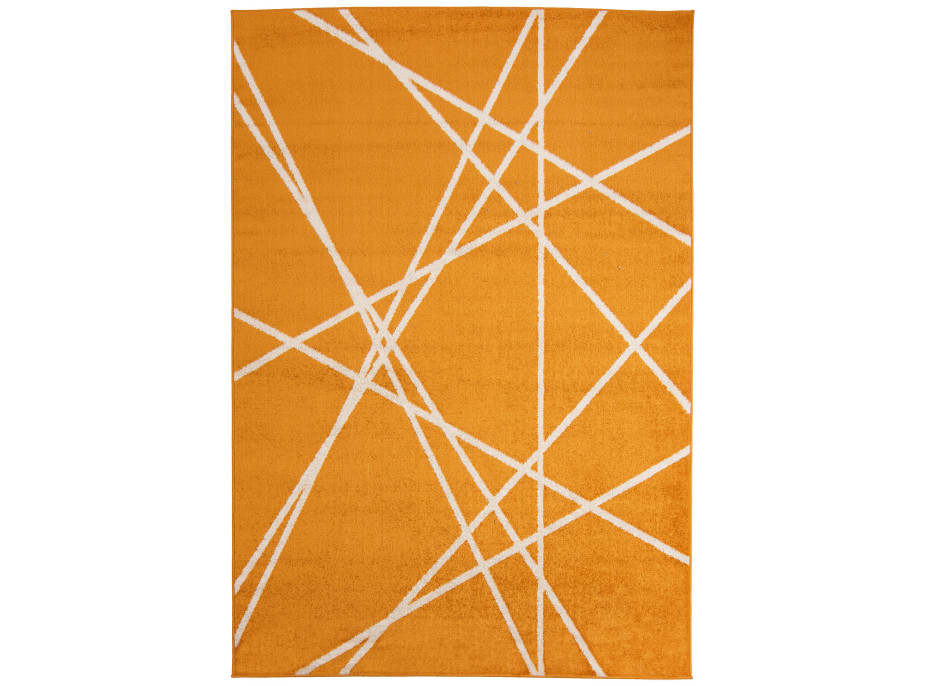 Moderní kusový koberec SPRING Raven - oranžová
