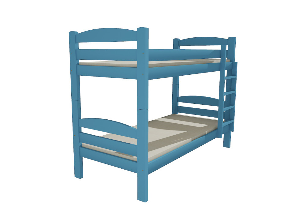 Dětská patrová postel z MASIVU 200x80cm bez šuplíku - PP015