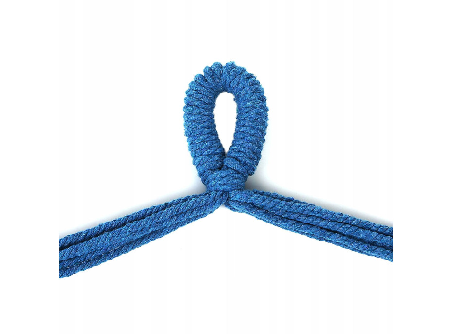 Závěsné houpací křeslo FLAMINGO s polštáři 100x100 cm