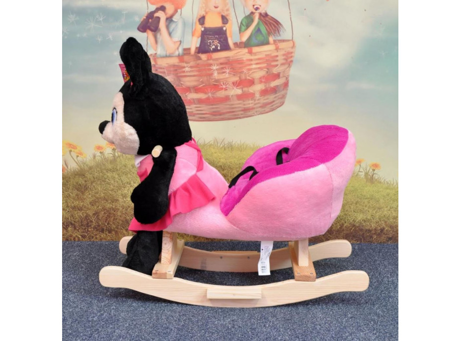 Dětské plyšové houpací křesílko MAX - MYŠKA MINNIE
