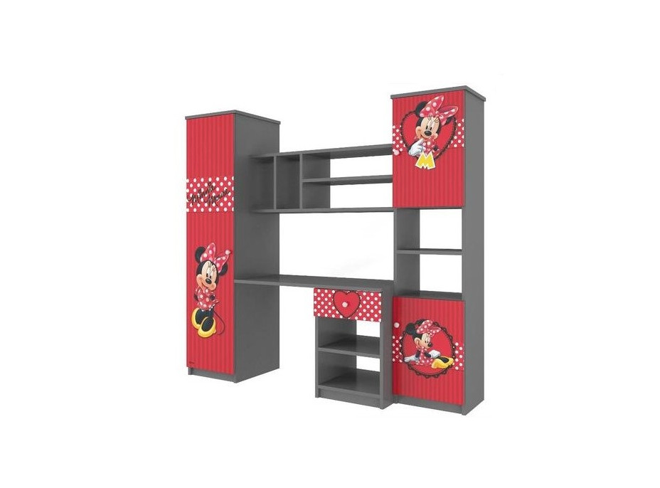 Dětská stěna do pokoje Disney - ZAMILOVANÁ MINNIE