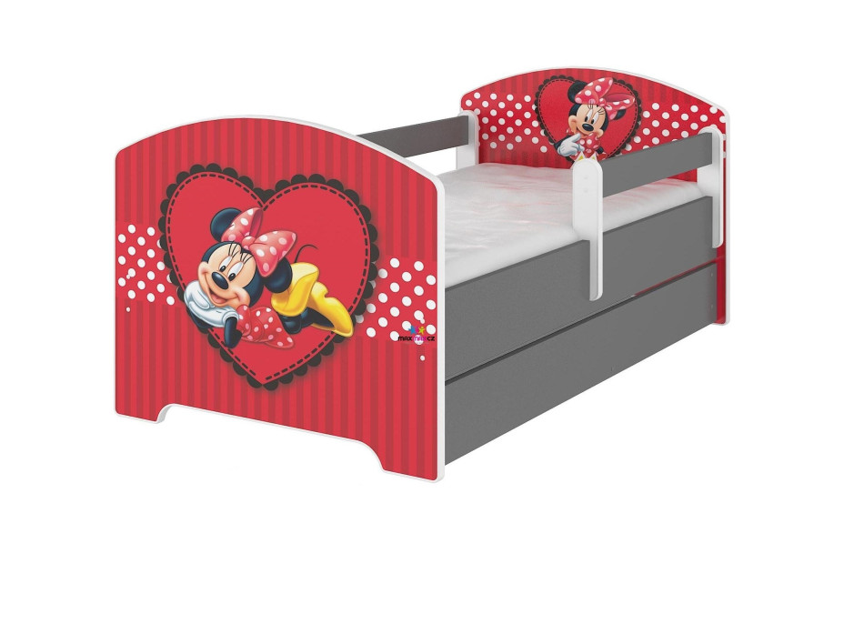 Dětská postel Disney - ZAMILOVANÁ MINNIE