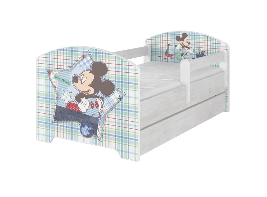 Dětská postel Disney - MICKEY MOUSE 140x70 cm