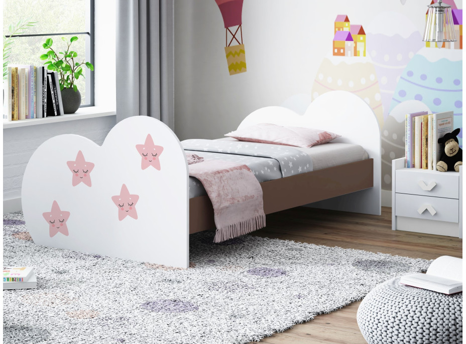 Dětská postel Hvězdička 190x90 cm (11 barev) + matrace ZDARMA