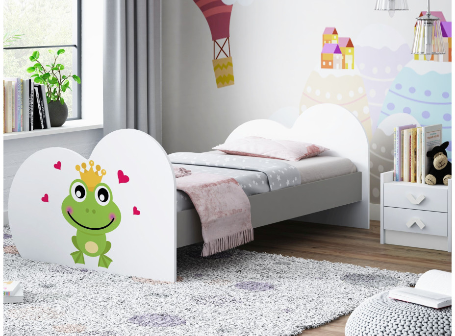Dětská postel ŽABKA 190x90 cm (11 barev) + matrace ZDARMA