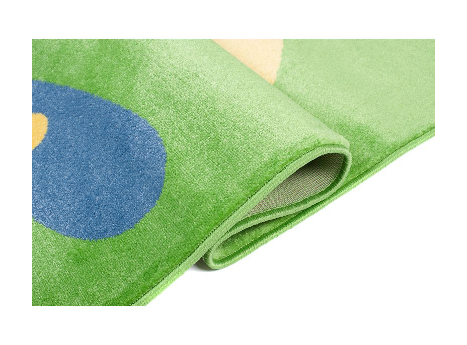 Dětský koberec VRTULNÍK - zelený