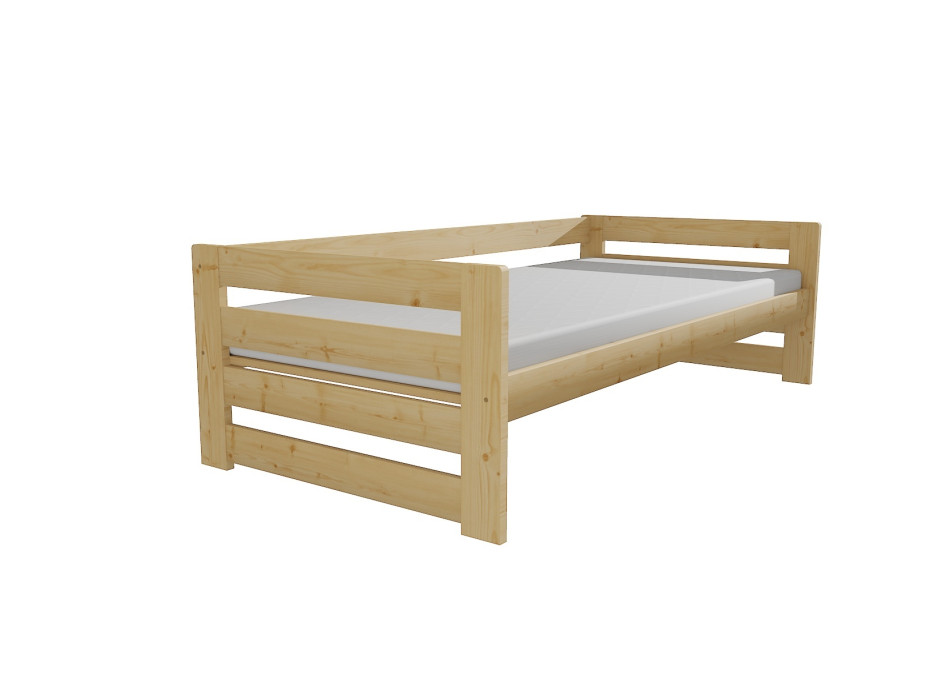 Dětská postel z MASIVU 180x80cm SE ŠUPLÍKY - M02