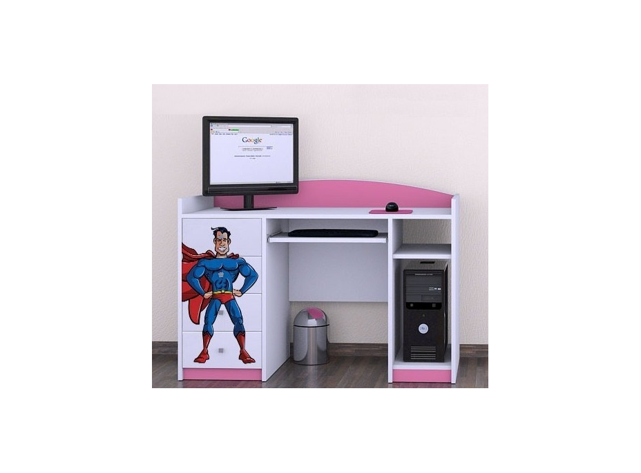 Dětský psací stůl SUPERMAN - TYP 2
